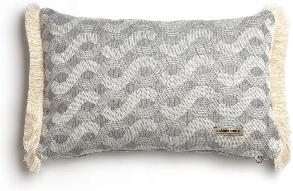 Декоративна калъфка за възглавница Aslanis Home Pinovo-Gkri-30 x 50 cm
