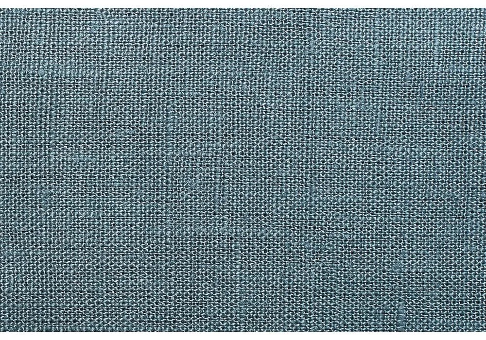 Сиво-синьо ленено перде 140x170 cm Blue Fog – Linen Tales