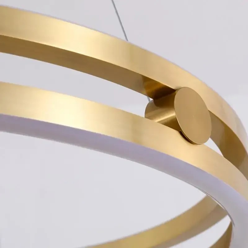 Lampa wisząca LHJ015-CP 60 CM GOLD