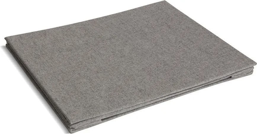 Сива текстилна кутия за съхранение с капак 46x56x16 cm Soft Storage Low – Bigso
