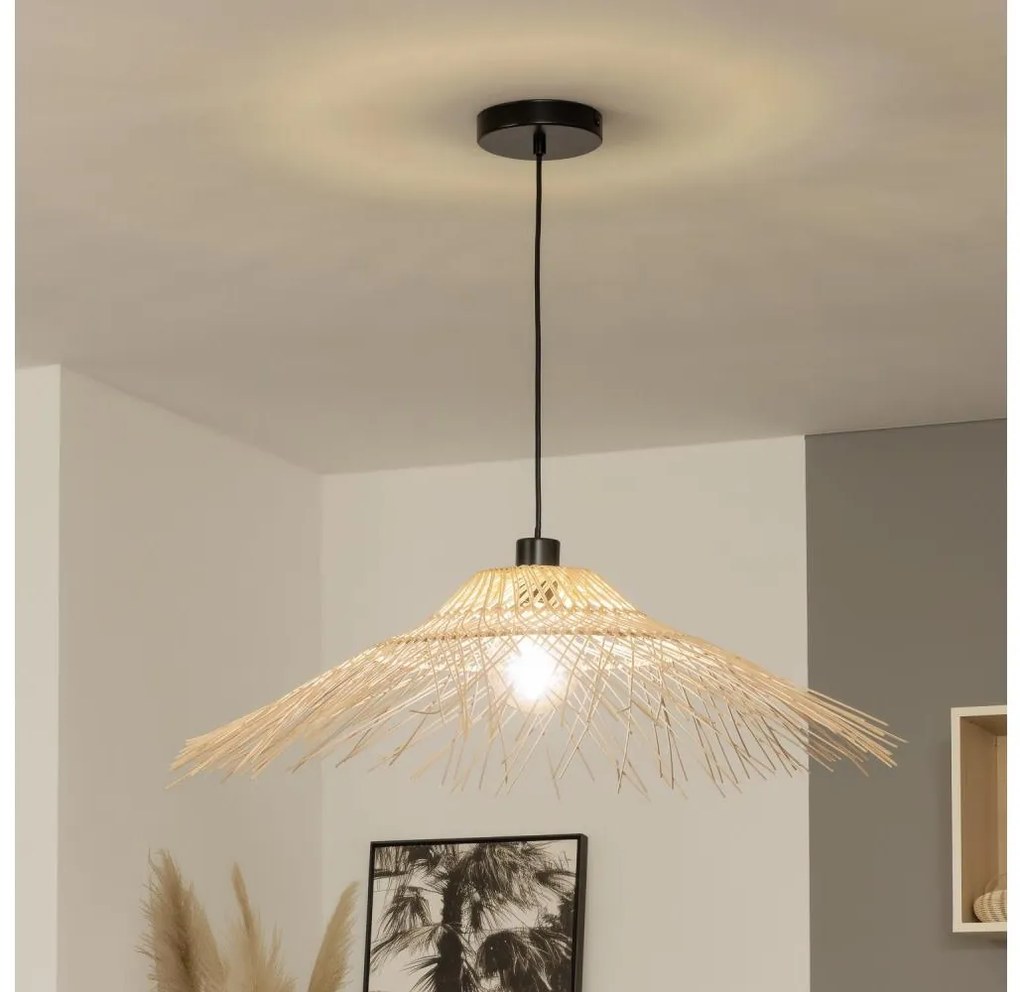 Brilagi - LED пендант CERIA BOHO 1xE27/40W/230V Ø 70 cm бамбук