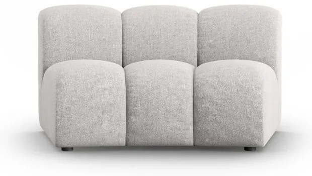 Светлосив модулен диван (среден модул) Lupine – Micadoni Home