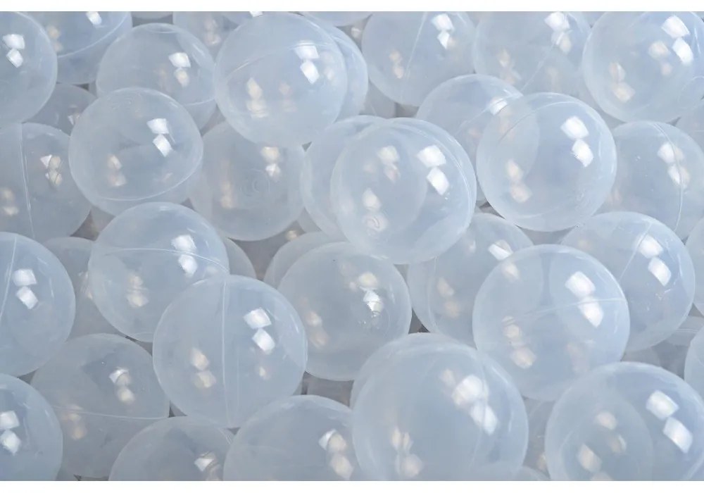 Кремав кадифен басейн с топки ø 90x30 cm Montessori – Meowbaby