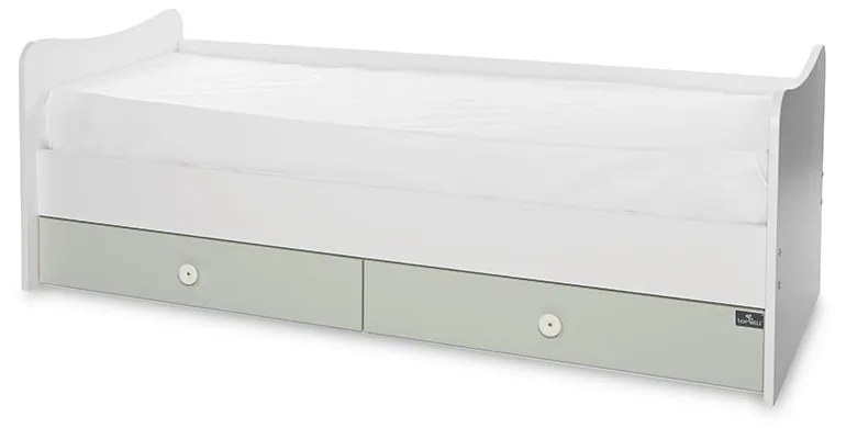 LORELLI Classic Трансформиращо се легло-люлка 70/160 см. ТРЕНД ПЛЮС БЯЛО/ MILKY GREEN