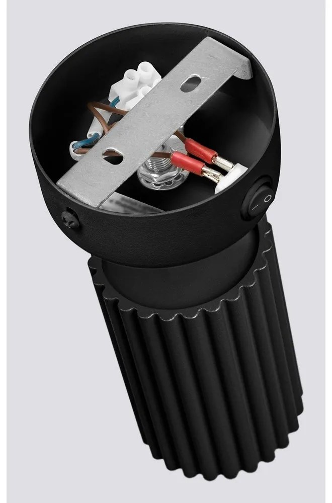 Черен прожектор 8x16 cm Gleam – Sollux