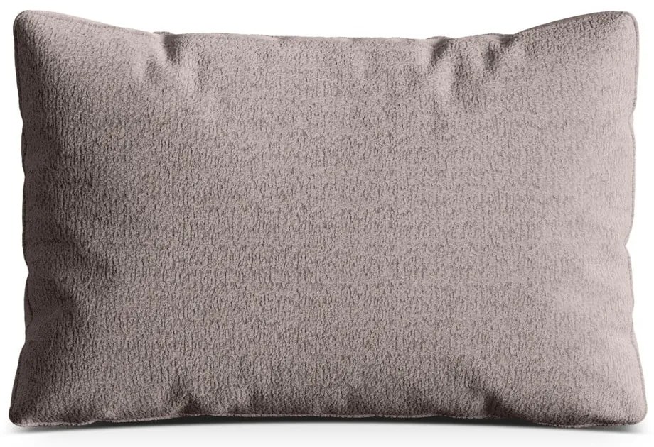 Сиво-бежова възглавница за диван от прежда с примки от букле Kemi – Cosmopolitan Design