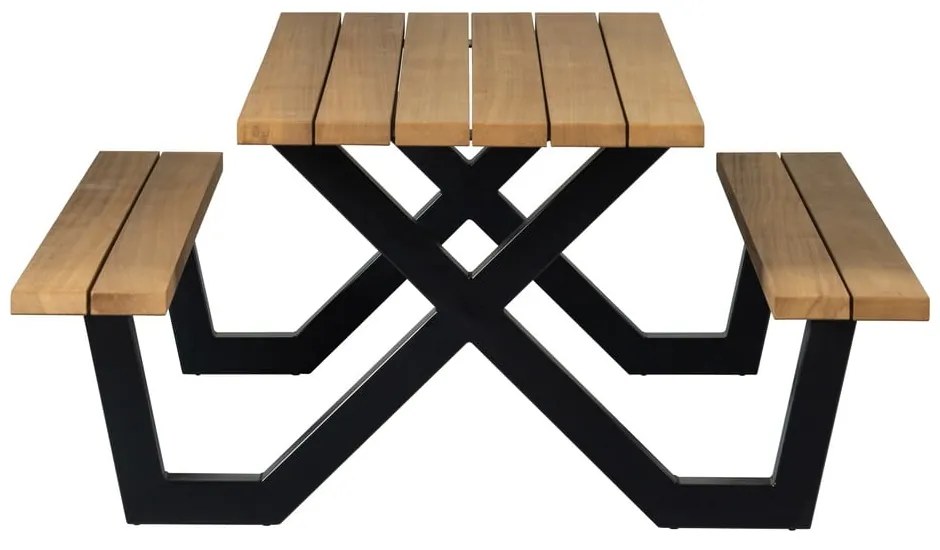 Градинска маса за хранене с пейки, 206 x 145 cm Tablo - WOOOD