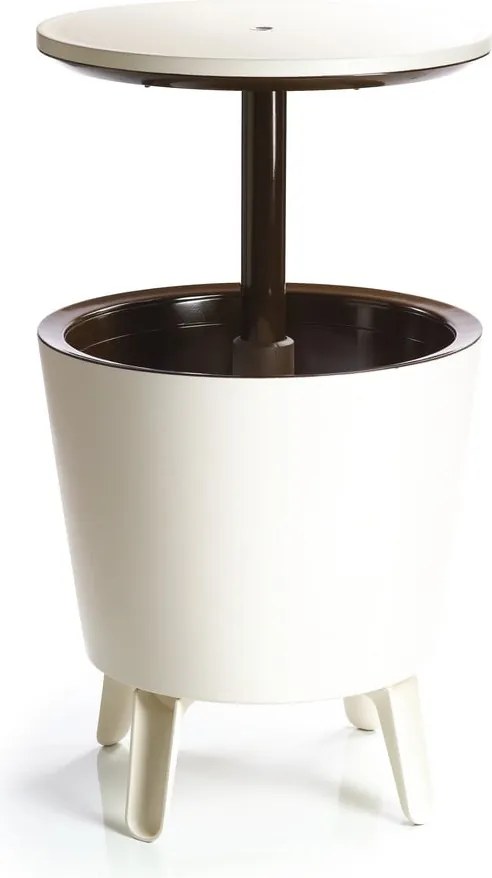 Пластмасова кръгла градинска маса с тавичка за лед ø 49,5 cm Cool – Keter