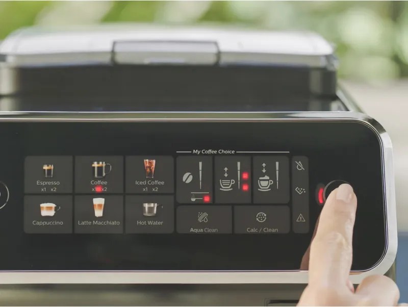 Кафеавтомат Philips EP3341/50 3300 LatteGo, 1500W, 15 bar, 1.8 л, 6 напитки, Керамична мелачка с 12 нива, AquaClean, SilentBrew, AromaExtract, Черен