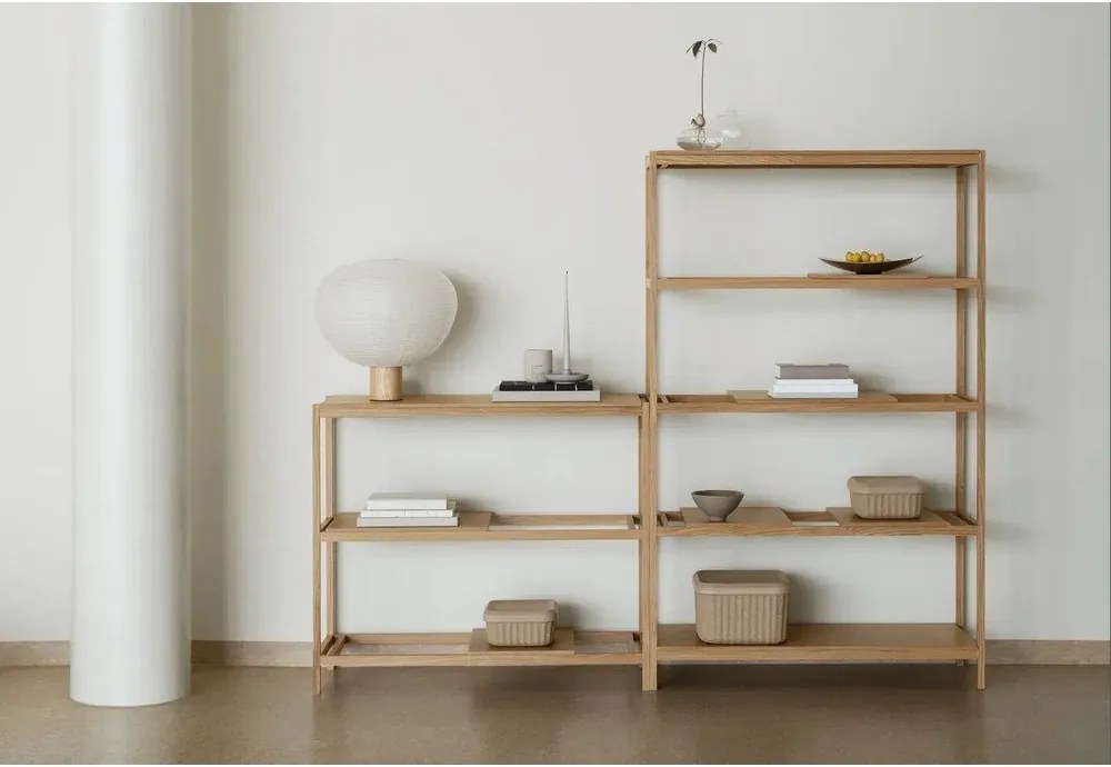 Стелаж от декор от дъб в естествен цвят 105x170x40 cm Sukoya – Blomus