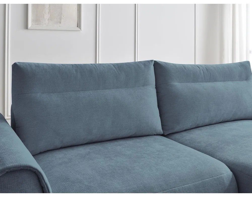 Син ъглов диван Aden – Bobochic Paris