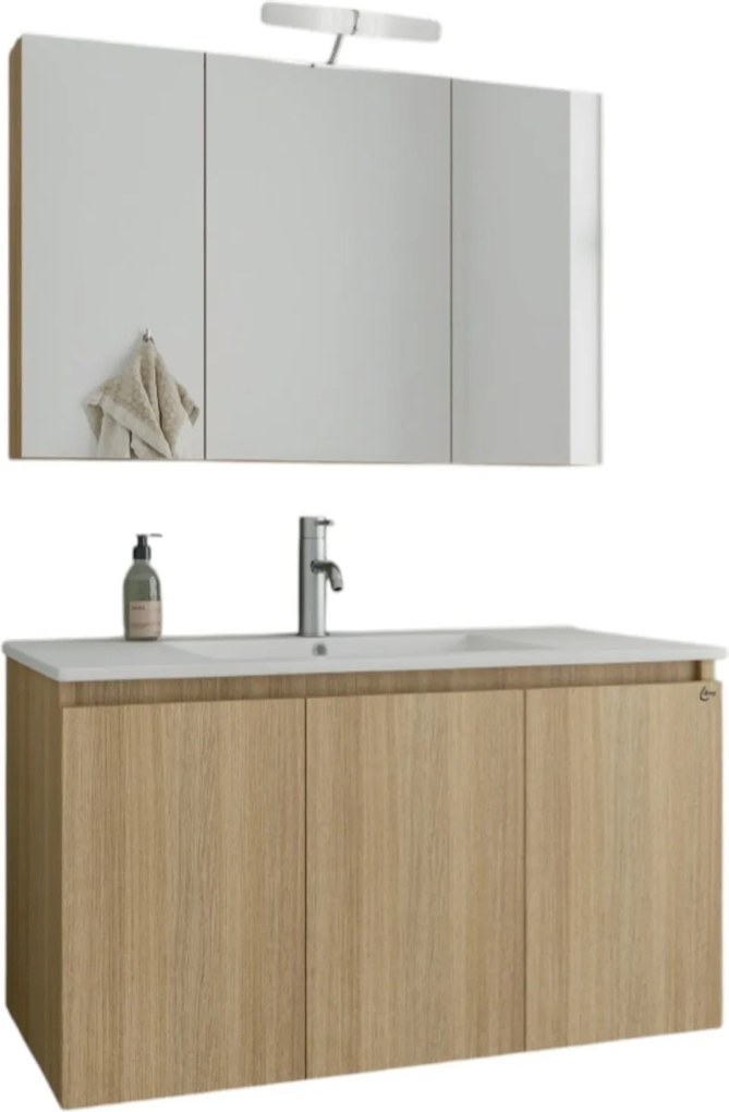 Комплект за баня Drop Verona 100-Светъл натурален