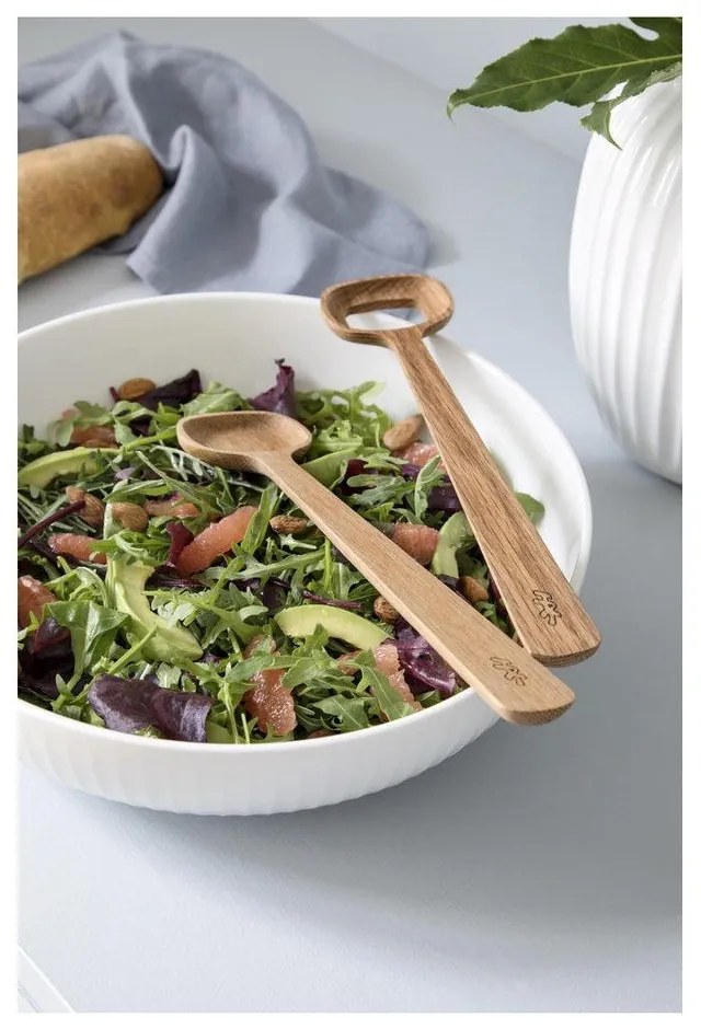 Бяла порцеланова купа за салата Hammershoi, ⌀ 30 cm - Kähler Design