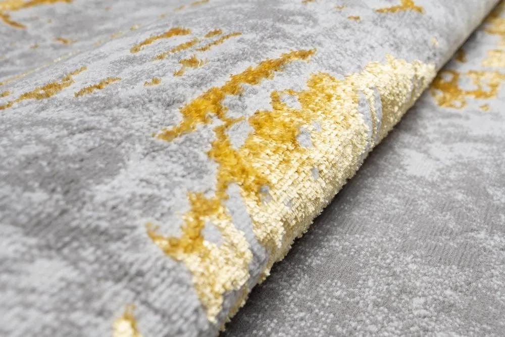 Модерен сиво-златист килим за интериора Ширина: 80 см | Дължина: 150 см