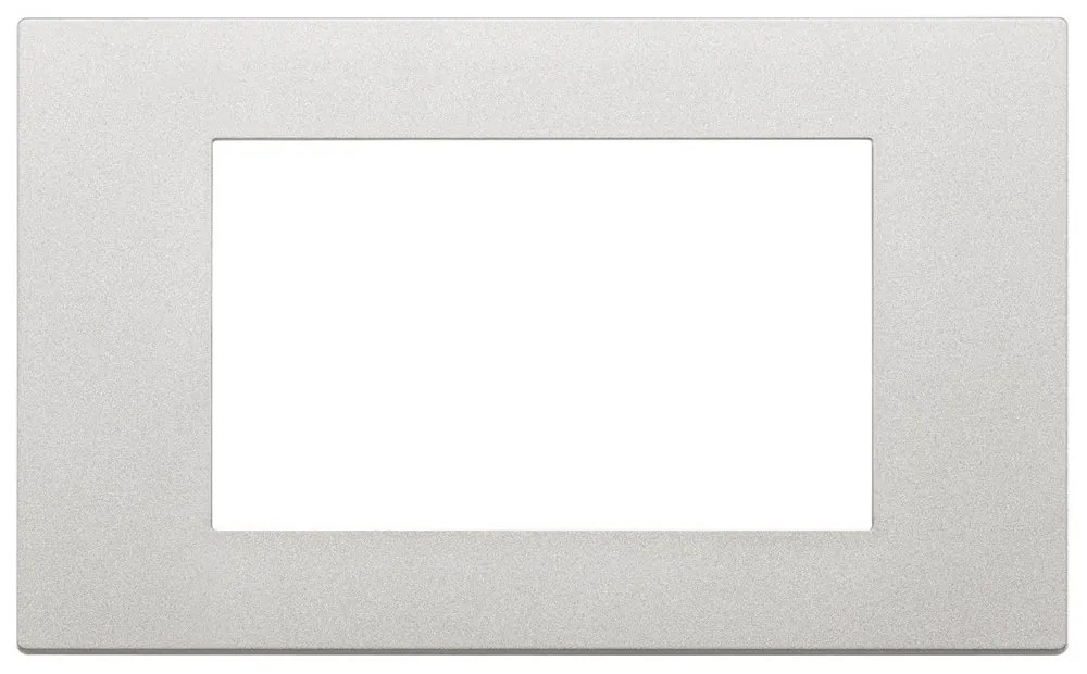 VIMAR 30654.20 Декоративна рамка Linea, 4M, Silver,