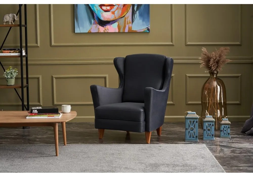 Тъмно сив фотьойл Lola Brejer - Artie