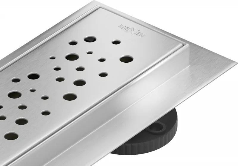 Mexen Flat 360° M12 въртящ се линеен отвор 90 см, инокс - 1021090-40