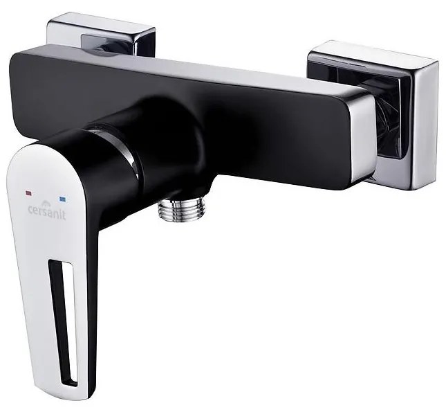 Cersanit S951-034 - Кранче за душ MILLE черен/лъскав хром