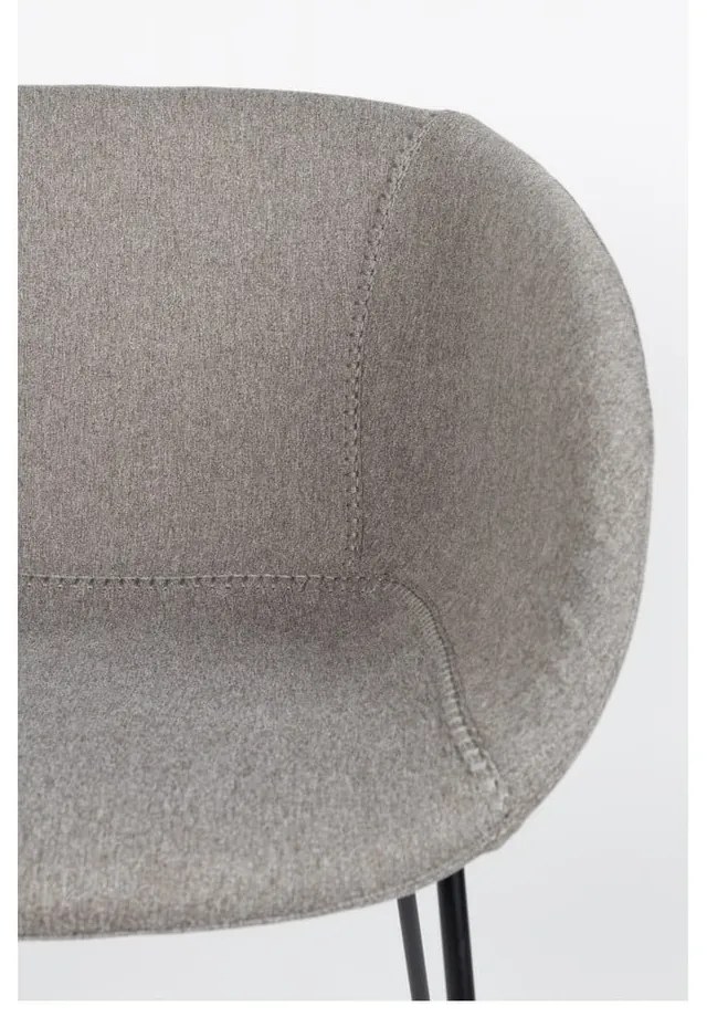 Комплект от 2 сиви бар столове , височина на седалката 65 cm Feston - Zuiver