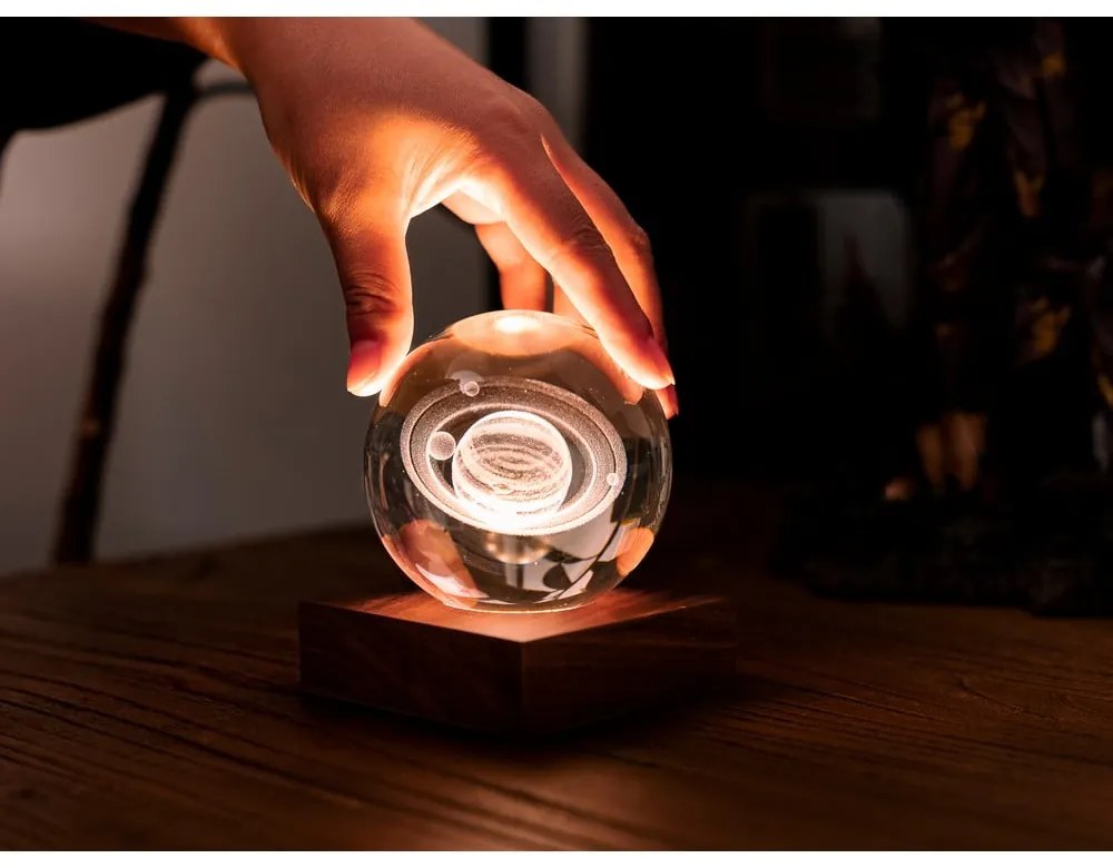 Тъмнокафява светлинна декорация с USB Amber – Gingko