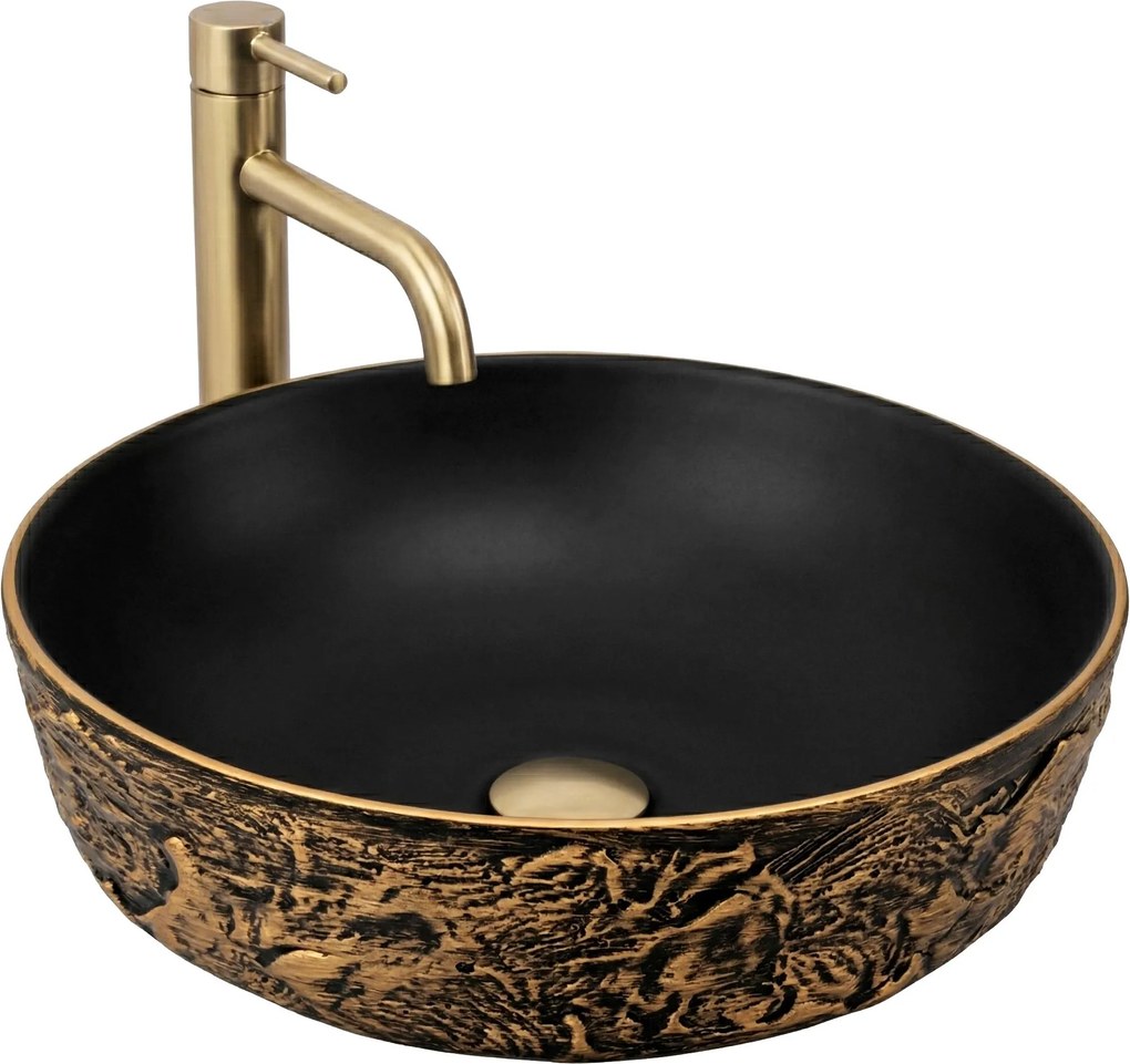 Умивалник за плот Rea Babilon Gold