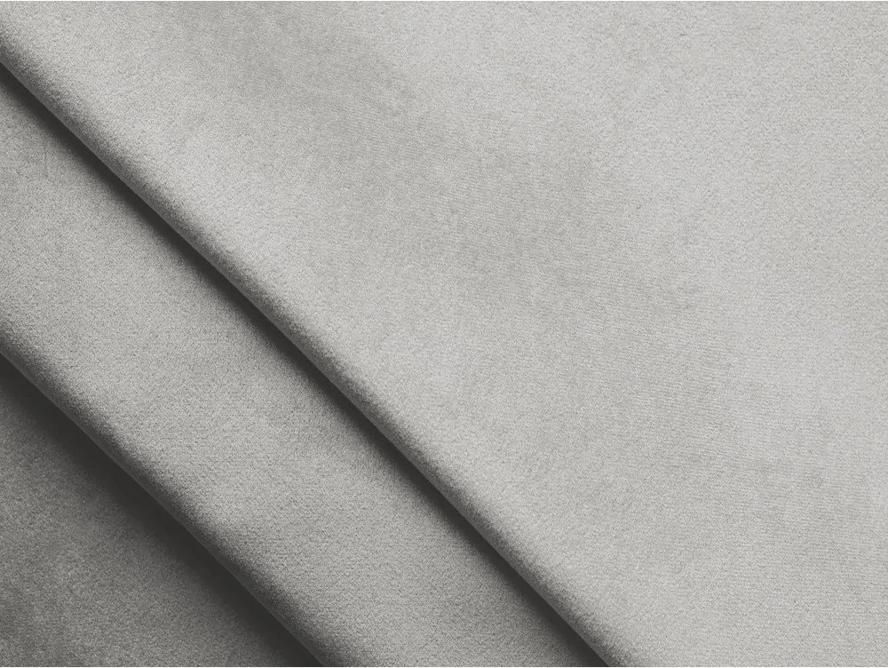 Двойно легло 180x200 cm тапицирано с място за съхранение с включена подматрачна рамка в сребрист цвят Lemi – Makamii