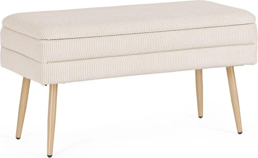 Бяла подплатена пейка Olga – Bizzotto