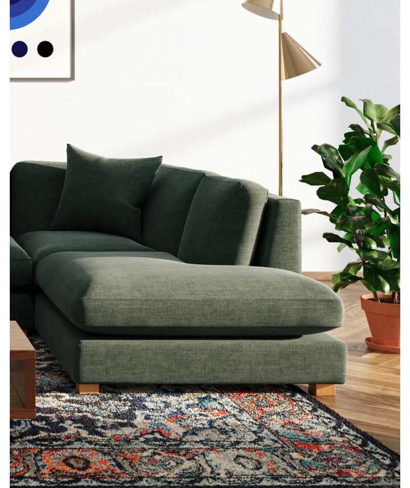 Зелен ъглов диван (десен ъгъл) Pomo - Ame Yens