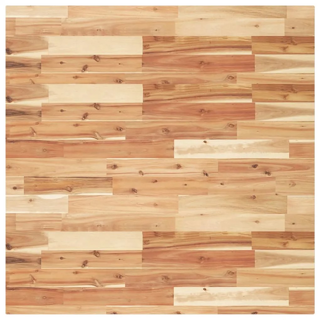 4008729 vidaXL Плот за маса квадратен 90x90x4 см масивна акация