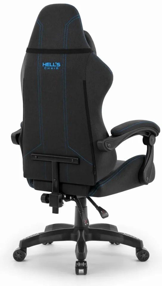 Ергономичен геймърски стол от плат HC-1014 Син