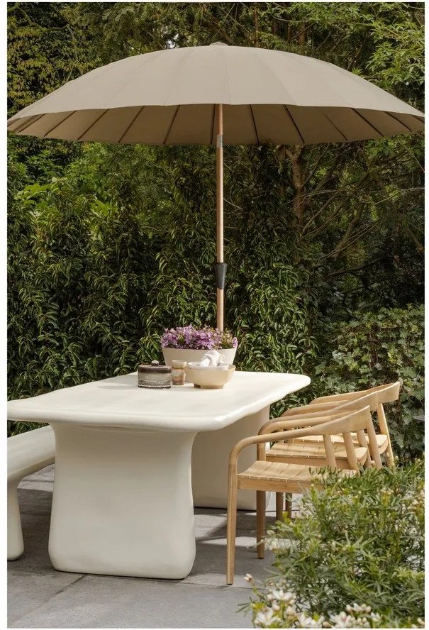 Зелен/бежов чадър ø 280 cm Monica – WOOOD