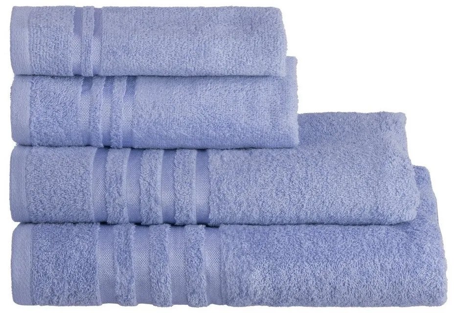 Синя памучна кърпа от тери 30x50 cm Simple – Casa Selección