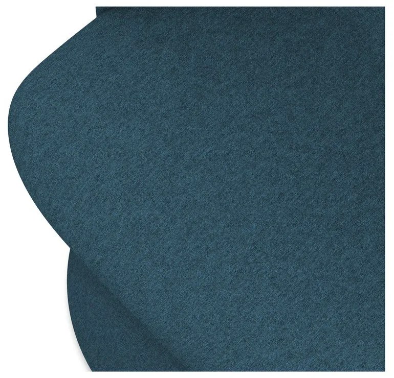 Син тапициран трапезен стол Kalo – Makamii