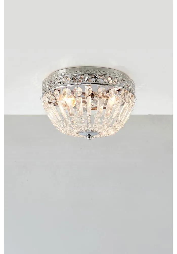 Лампа за таван в сребристо със стъклен абажур Etienne - Markslöjd