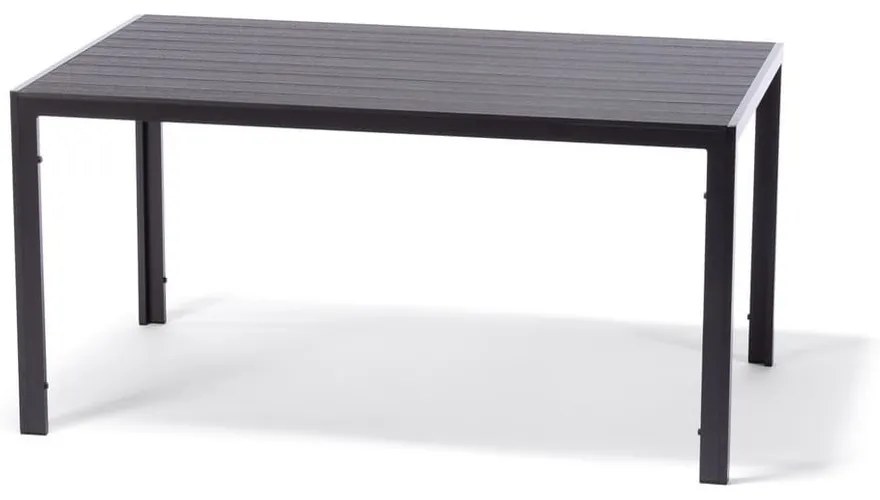 Градински комплект за хранене за 4 лица със сив стол Joanna и маса Viking, 90 x 150 cm Viking &amp; Joanna - Bonami Selection