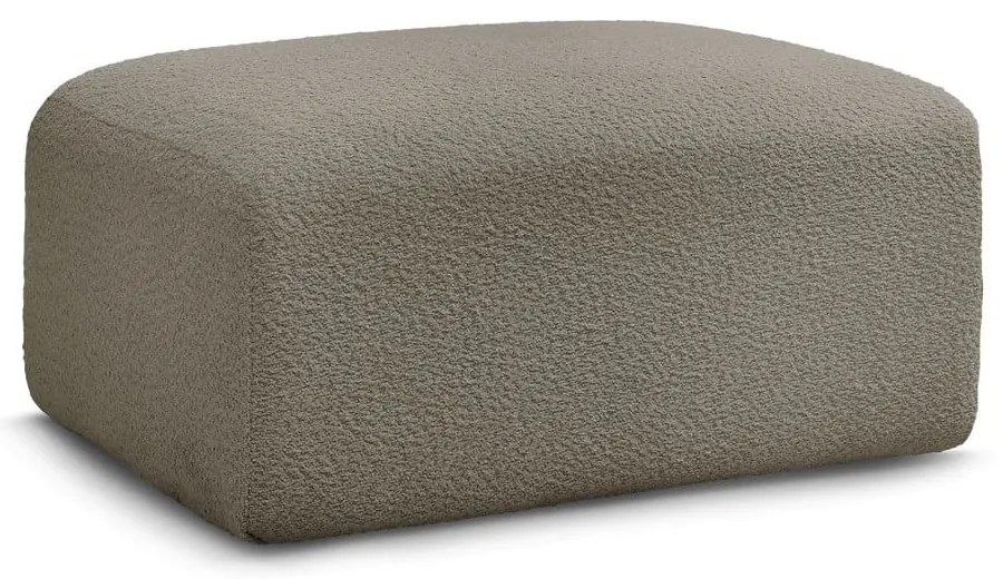 Сиво-кафява табуретка от букле Tina – Bobochic Paris