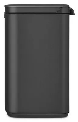 Кош за боклук Brabantia Bo Small 1008868, 7л, Плавно и безшумно отваряне, Тъмносив