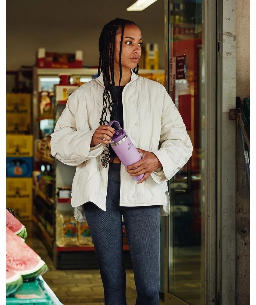 Розов термос от неръждаема стомана 890 ml IceFlow™ Flip Straw 2.0 Tumbler Cherry Blossom – Stanley