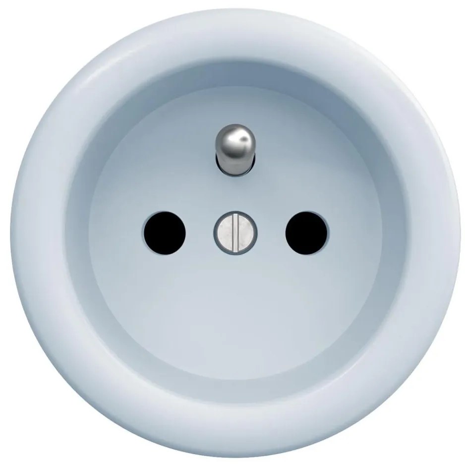 Kliklap - Ретро безрамкова домашна розетка 230V синя