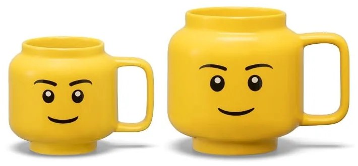 Жълта керамична бебешка чаша 255 ml Head - LEGO®