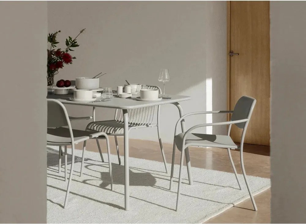 Метална градинска маса за хранене 90x180 cm Yua – Blomus