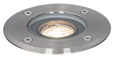 Модерен външен прожектор за земя стомана 35 мм регулируем IP65 - Delux