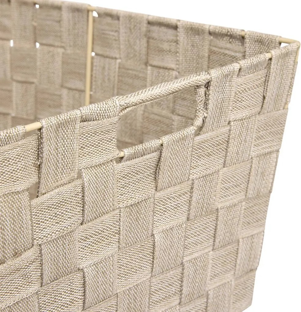 Кош за съхранение 5five Lise, Скосен, 38x26x18 cm - Бежов