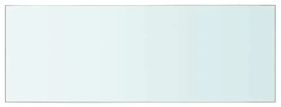 243812 vidaXL Плоча за рафт, прозрачно стъкло, 40 x 12 см