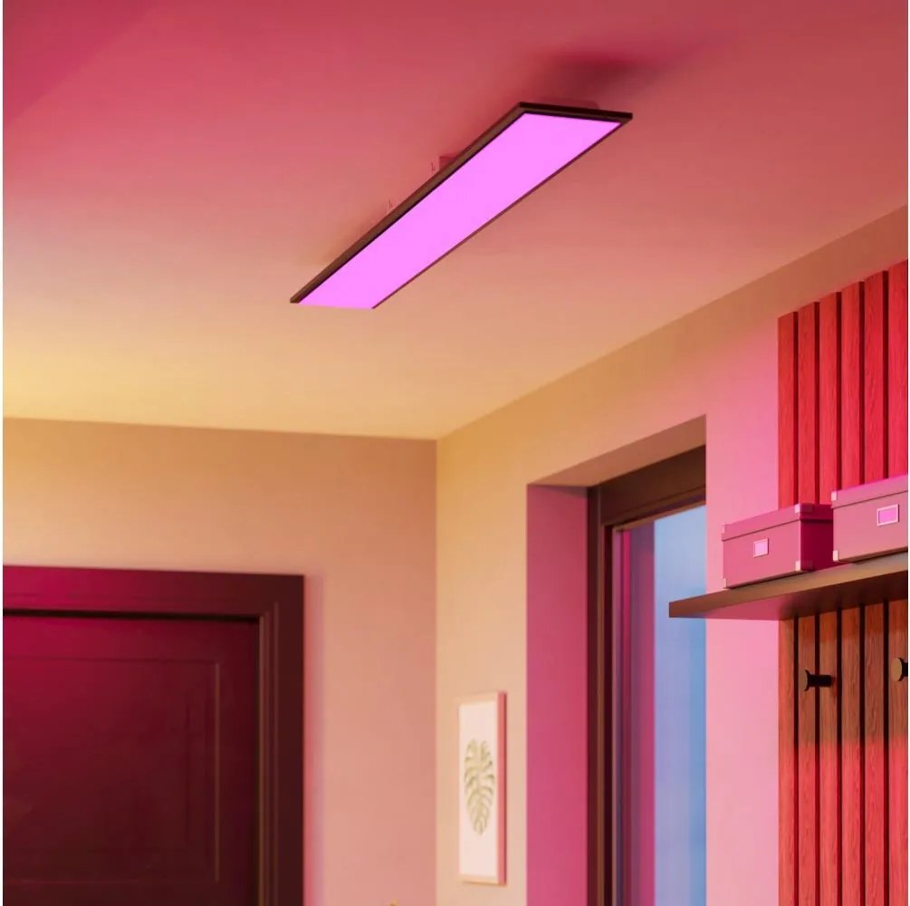 Eglo 901511-LED RGBW St. повърхностно монтиран панел MORADILLO-Z LED/28W/230V 120x15cm черен