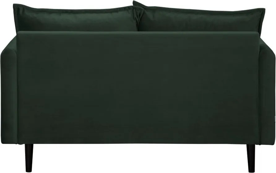 Тъмнозелен кадифен диван 138 cm Juli – Ropez