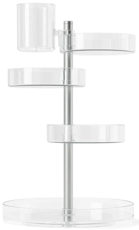 Пластмасов органайзер за козметика за баня/въртящ се Pirouette – Umbra