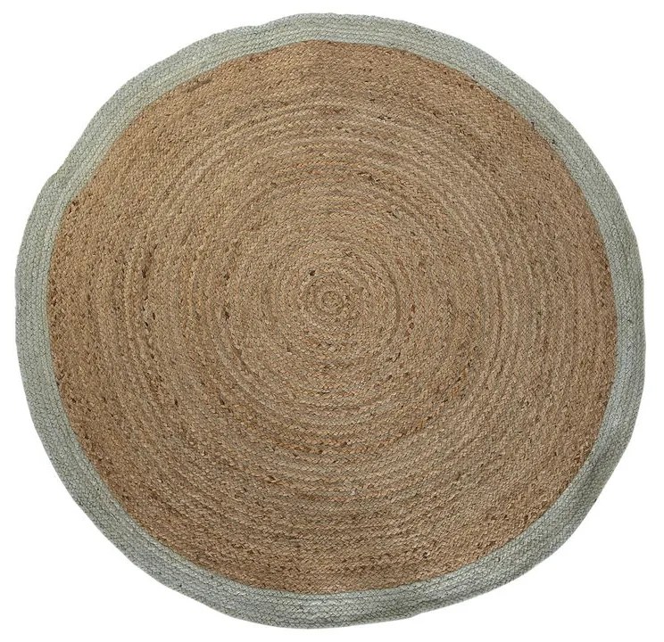 Килим DKD Home Decor Scandi Зелен Светло кафяв Юта (150 x 150 x 1 cm)