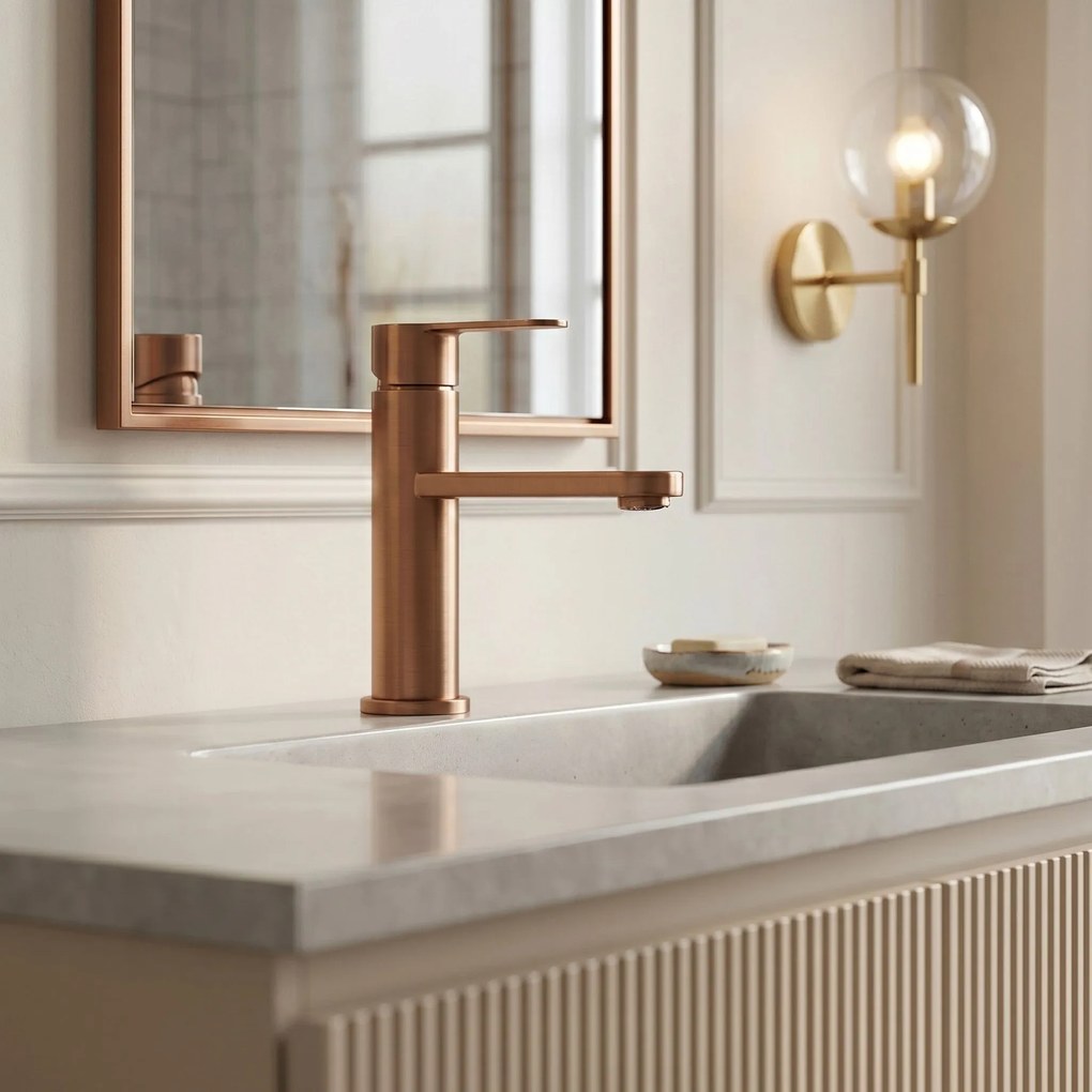 Смесител за баня Rea Arcos Brush Copper