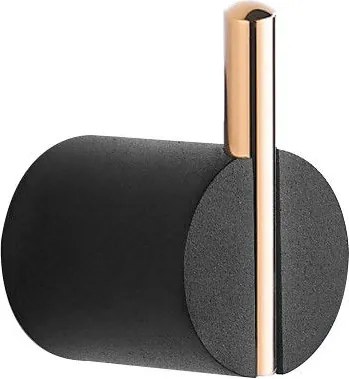 Mexen Aron закачалка за кърпа, черно/розово злато- 7088135-67